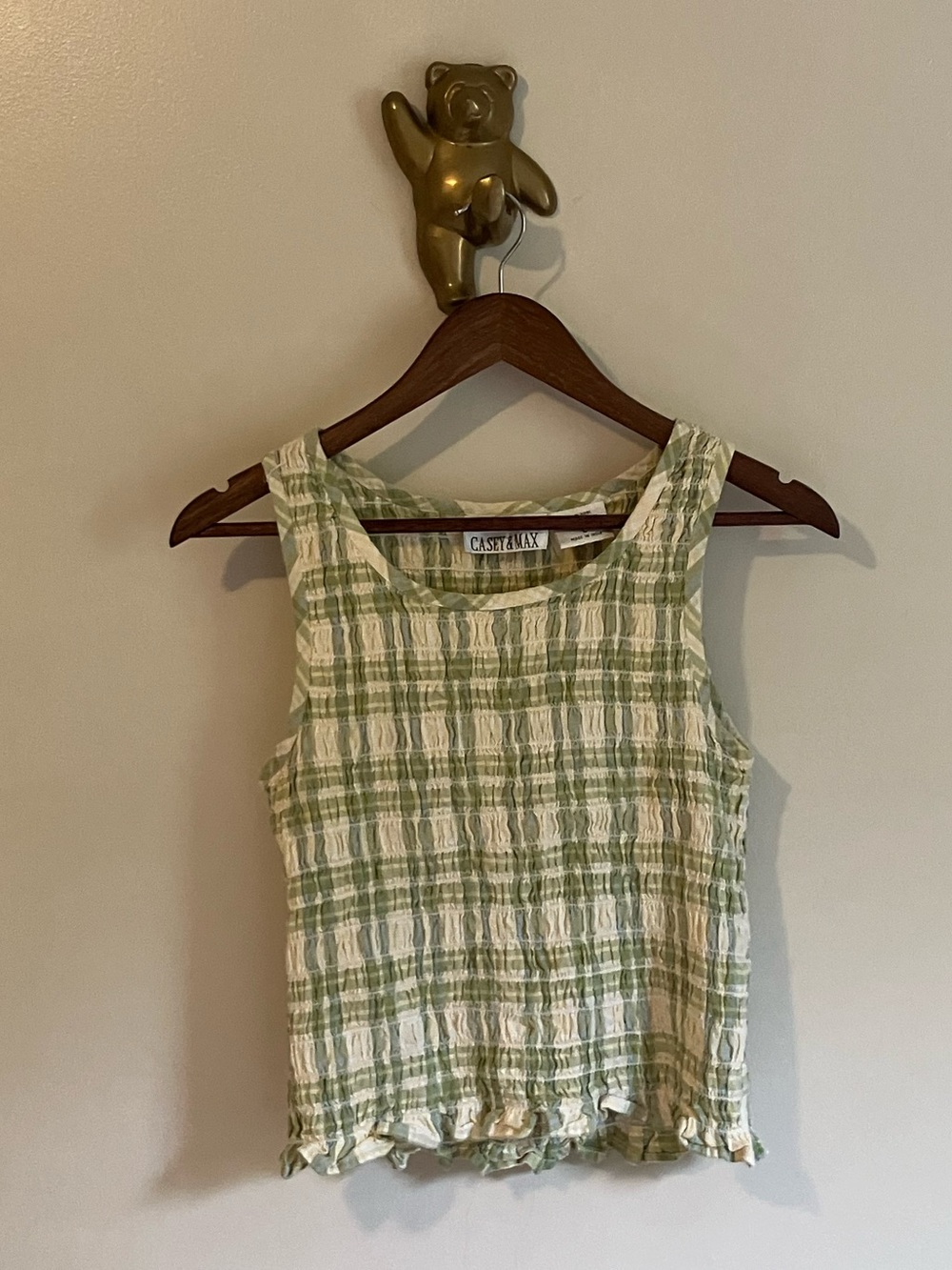 Vintage Cotton Scrunch Top
